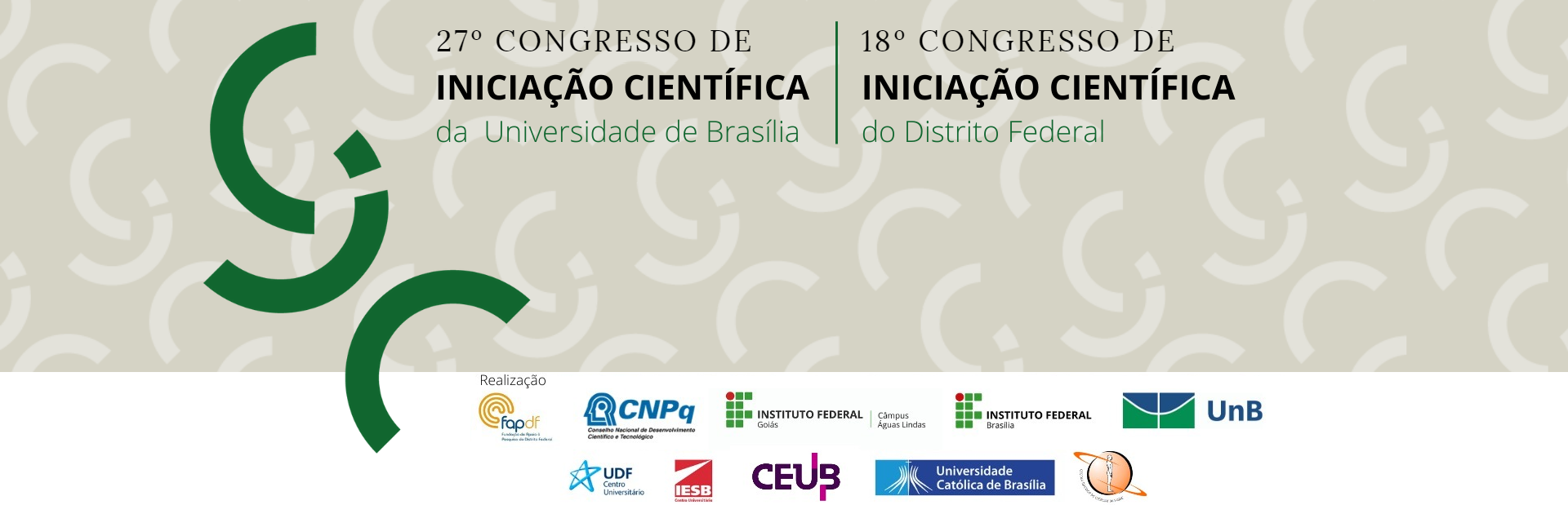 Banner Congresso de Iniciao Cientfica 1
